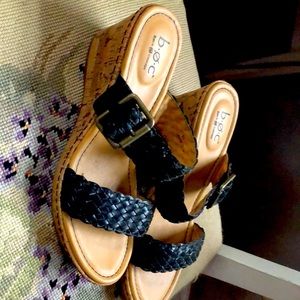 Born wedge sandals.  Very comfortable.